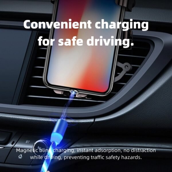 Multifunctional three-in-one mobile phone fast charging cable, pure copper wire is faster and more professional, high-toughness wire is not easy to break, exquisite and practical