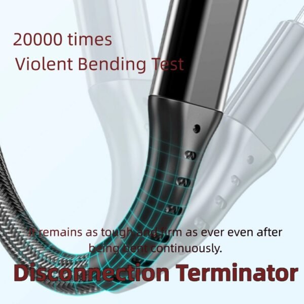 Fishing net three-in-one 6A mobile phone fast charging cable, three heads charging at the same time, pure copper wire is faster and more professional, high-toughness wire is not easy to break