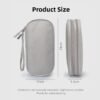 4 Power bank data cable accessories double-layer large capacity storage bag