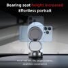 Multifunctional magnetic mobile phone holder, universal rotation and three-axis folding, a must-have for home and outing.