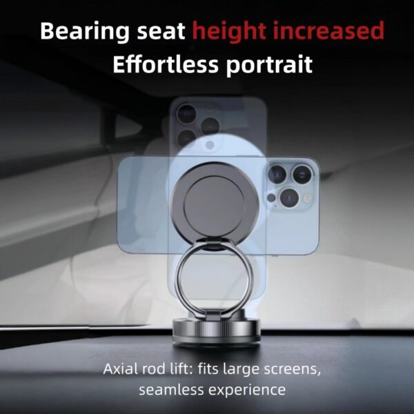 Multifunctional magnetic mobile phone holder, universal rotation and three-axis folding, a must-have for home and outing.