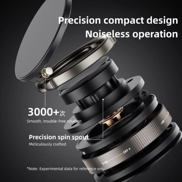 Multifunctional magnetic mobile phone holder, universal rotation and three-axis folding, a must-have for home and outing.