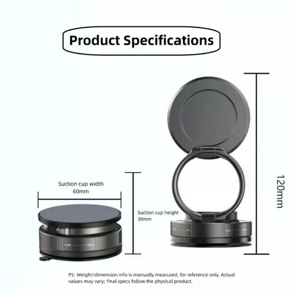 Multifunctional magnetic mobile phone holder, universal rotation and three-axis folding, a must-have for home and outing.