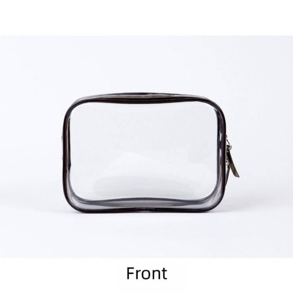 Travel portable toiletry bag, cosmetic bag, waterproof cosmetic bag, large transparent storage bag for swimming, fitness and bathing