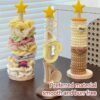 副图2 Star solid wood hair ring rack multi-layer storage hair rope hair accessories bedroom simple decoration
