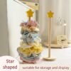 副图3 Star solid wood hair ring rack multi-layer storage hair rope hair accessories bedroom simple decoration