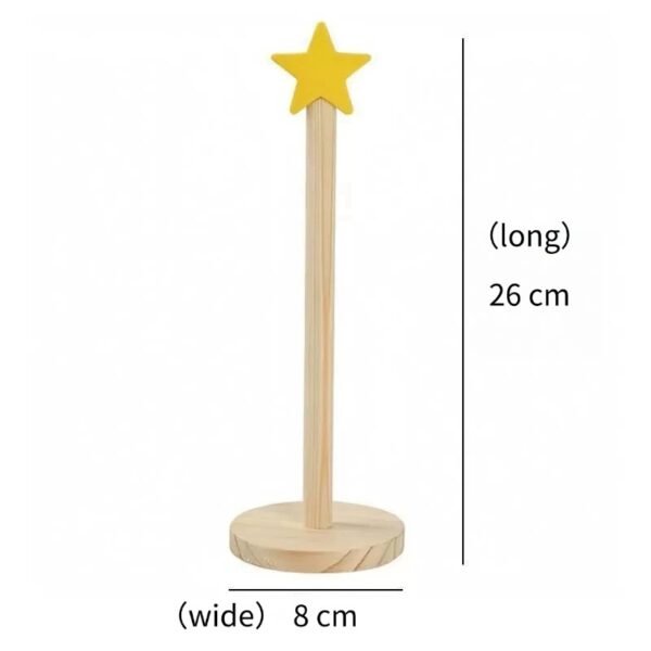 副图4 Star solid wood hair ring rack multi-layer storage hair rope hair accessories bedroom simple decoration