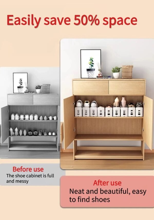 Storage shoe rack double-layer shoe tray three-level adjustable home dormitory organization artifact slippers shoe cabinet shoe storage rack