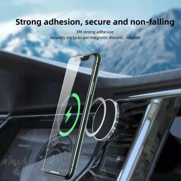 Wireless charging ferromagnetic sheet back sticker car phone holder ultra-thin ferromagnetic attraction ferromagnet ring accessories