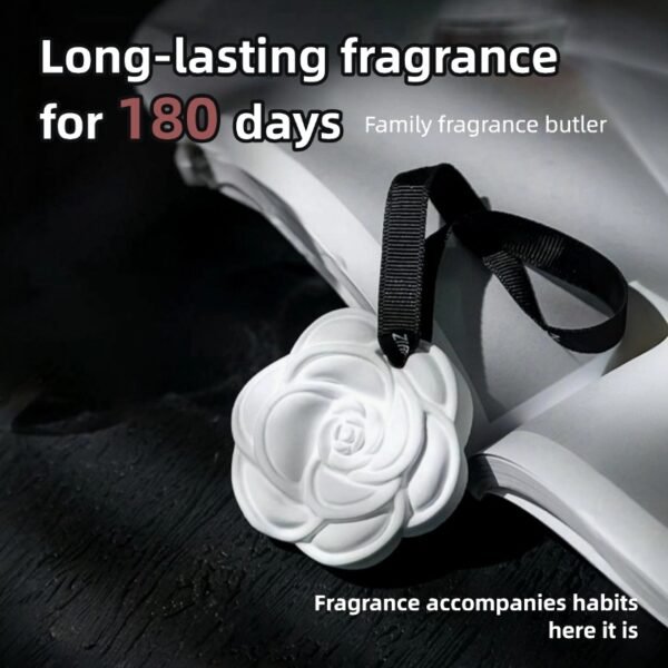 Camellia wardrobe pendant car diffuser aromatherapy home indoor long-lasting fragrance pendant