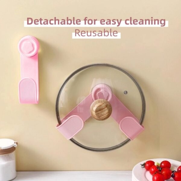 Pot lid rack punch-free wall-mounted household kitchen rack chopping board cutting board storage rack kitchen artifact