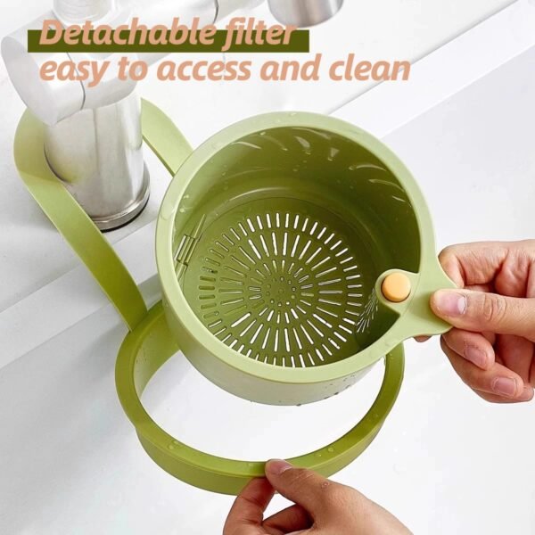 1 Hanging sink drain basket household kitchen sink separation food residue filter basket fruit cleaning filter basket