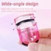 Portable eyelash curler for beginners with long-lasting curling and shaping