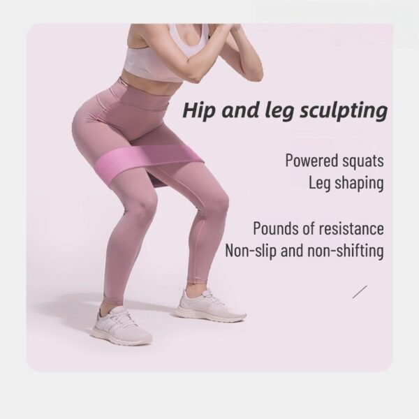 Yoga elastic band hip training resistance band fitness band hip training band hip ring hip beautiful squat elastic resistance ring