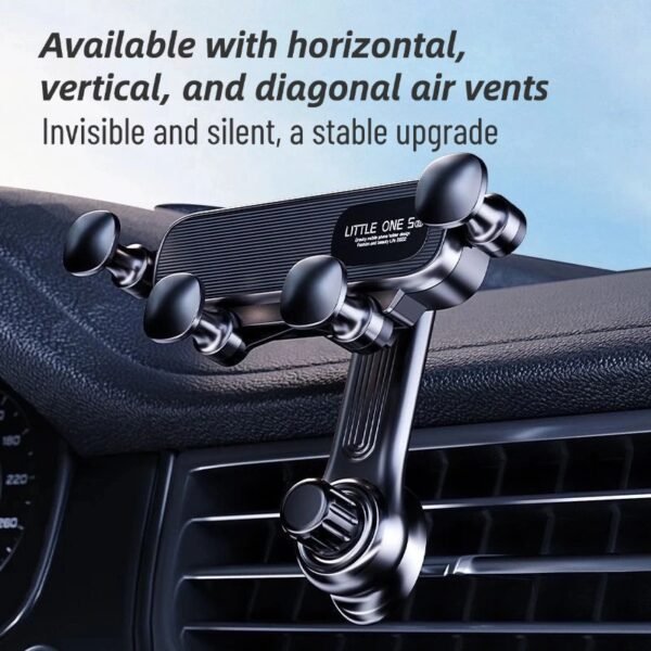 Car mobile phone holder does not block the air outlet car navigation rack gravity type fully automatic no abnormal sound universal