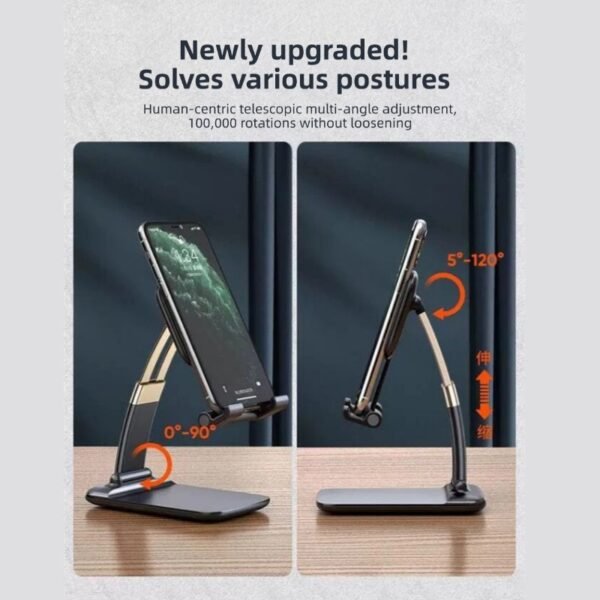 Desktop suitable for iPad tablet mobile phone stand rotating new universal folding portable metal lifting adjustment stable office bedside multi-function stand