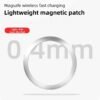 Wireless charging ferromagnetic sheet back sticker car phone holder ultra-thin ferromagnetic attraction ferromagnet ring accessories
