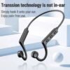 No-ear painless wireless universal Bluetooth headset head-mounted bone conduction binaural sports anti-drop