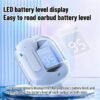 2 Transparent LED digital display Bluetooth headset with ultra-long battery life and no pain when worn for a long time