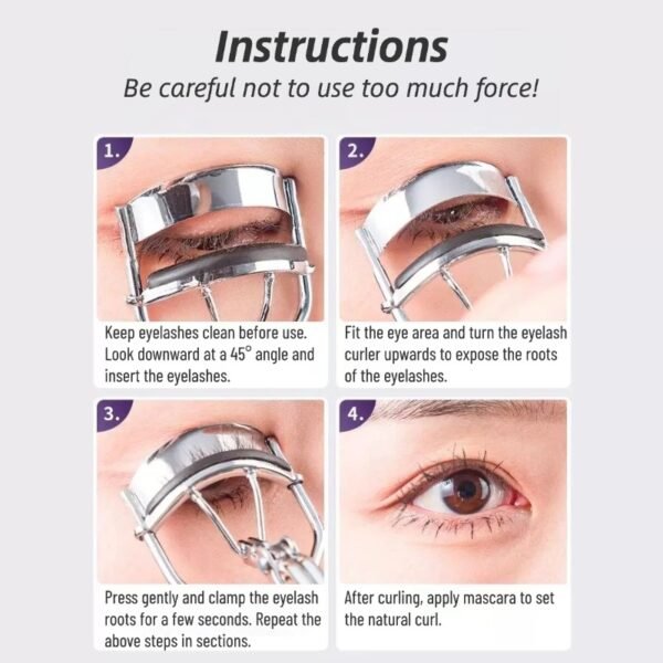 Eyelash curler fits natural curling wide-angle partial sunflower eyelash curler for beginners