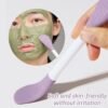 Double-headed silicone mask brush face cleansing massage brush mud mask smear face homemade soft mask tool special brush