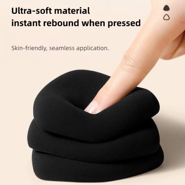 Black pineapple powder puff air cushion super soft dry and wet dual use does not absorb liquid foundation special makeup powder