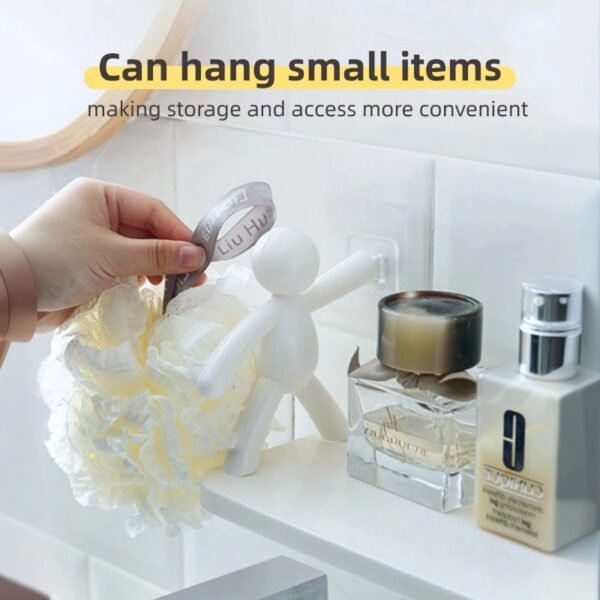 3 Simple bathroom wall-mounted guardrail rack creative punch-free kitchen storage rack spice rack