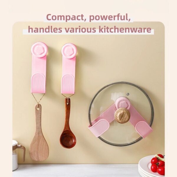 Pot lid rack punch-free wall-mounted household kitchen rack chopping board cutting board storage rack kitchen artifact