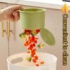 3 Hanging sink drain basket household kitchen sink separation food residue filter basket fruit cleaning filter basket