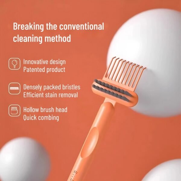 Air cushion comb cleaning brush comb cleaning claw tool to clean hair air bag comb cleaning artifact