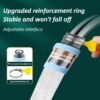 Adjustable filter, universal, splash-proof kitchen water purifier, compatible with household tap water, showerheads