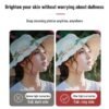 Live broadcast beauty selfie fill light portable rechargeable version mini mobile phone fill light clip round