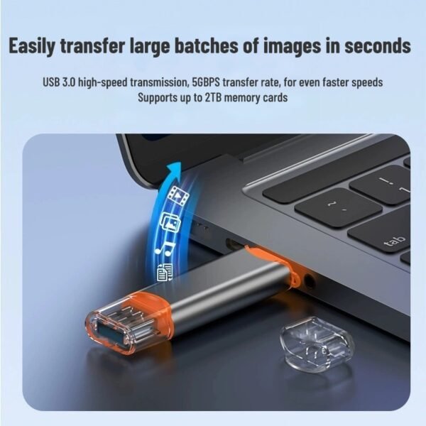 Multi-function card reader 4 in 1 universal USB/TYPE-C for mobile phones and computers, cameras, SD cards and TF cards