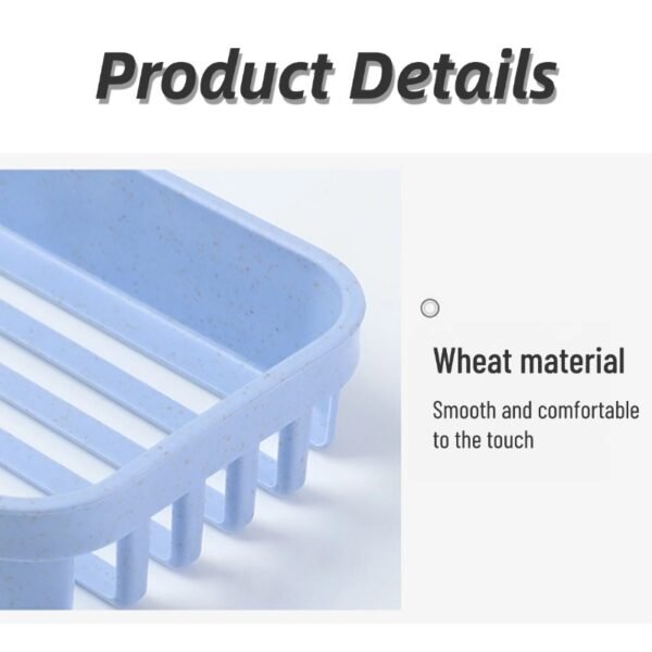 3 Punch-Free Double-Layered Soap Dish, Wall-Mounted Soap Dish, Bathroom Storage Rack with Suction Cup Soap Holder