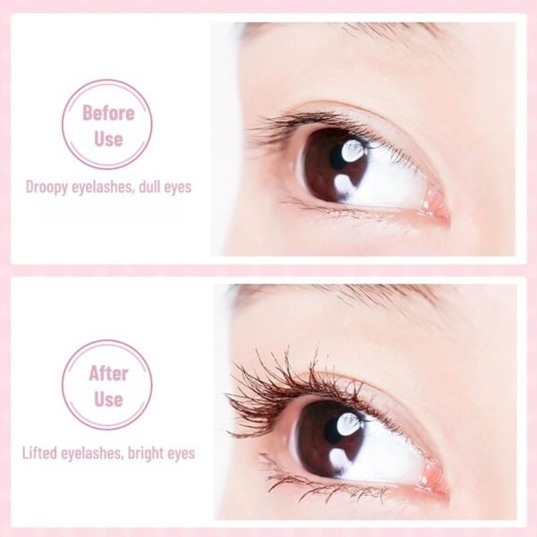 Portable eyelash curler for beginners with long-lasting curling and shaping