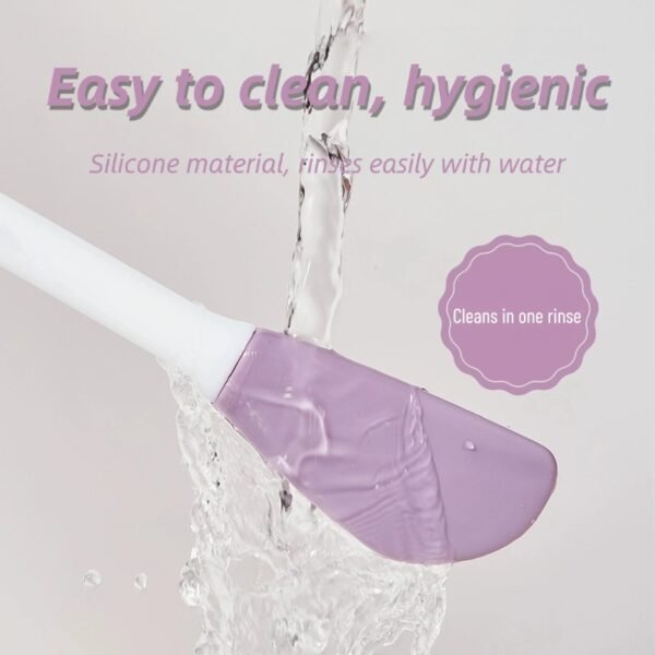 Double-headed silicone mask brush face cleansing massage brush mud mask smear face homemade soft mask tool special brush