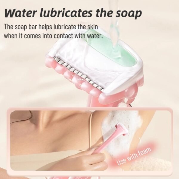 Mini portable beginner hair removal razor for armpit, leg, bikini, hand and hair removal