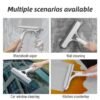 Household double-sided glass cleaning artifact bathroom mirror brush three-in-one cleaning window cleaning tool