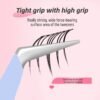 False eyelashes special gold feather clip grafting eyelash curler stainless steel tight interface round head tweezers
