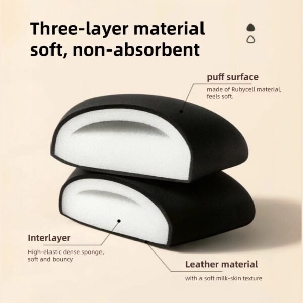 Black pineapple powder puff air cushion super soft dry and wet dual use does not absorb liquid foundation special makeup powder