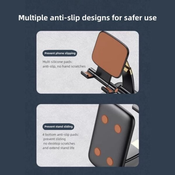 Desktop suitable for iPad tablet mobile phone stand rotating new universal folding portable metal lifting adjustment stable office bedside multi-function stand