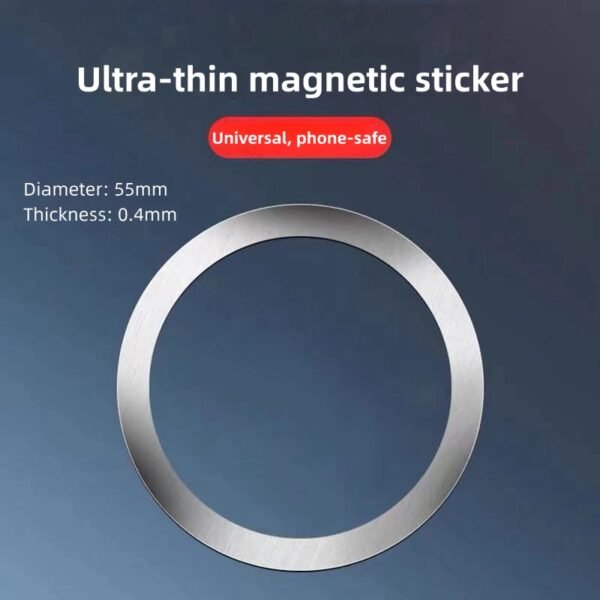Wireless charging ferromagnetic sheet back sticker car phone holder ultra-thin ferromagnetic attraction ferromagnet ring accessories