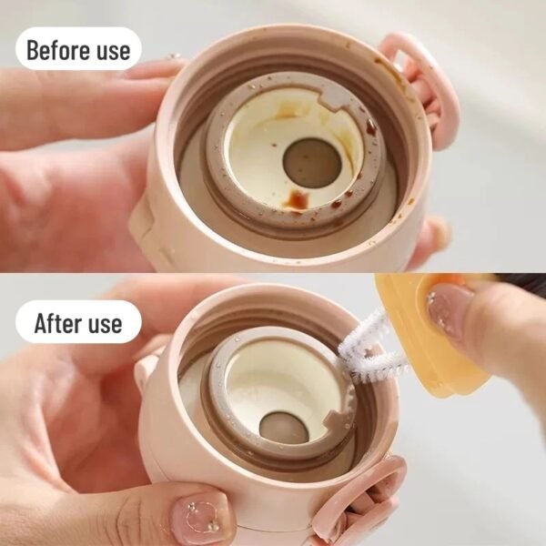4 Five-in-one cup lid brush water cup brush multi-function gap cleaning special cup brush cleaning bottle artifact