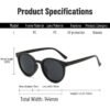 Retro round literary unisex sunglasses small frame glasses ins sunglasses