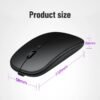 Bluetooth mouse wireless silent suitable for notebook games office desktop computer rechargeable universal