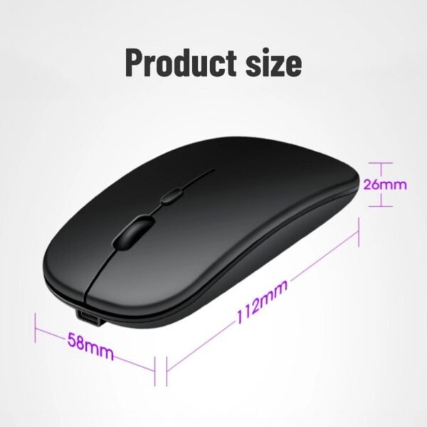 Bluetooth mouse wireless silent suitable for notebook games office desktop computer rechargeable universal