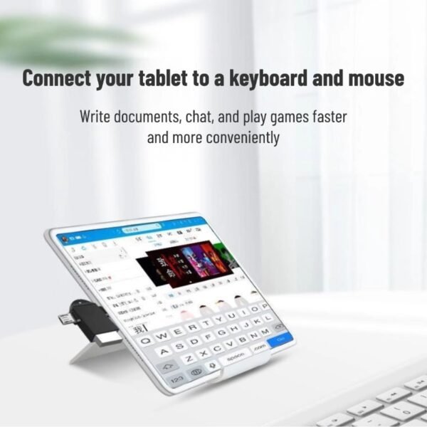 Two-in-one OTG adapter USB3.0 to TYPE-C + Android data transmission and charging