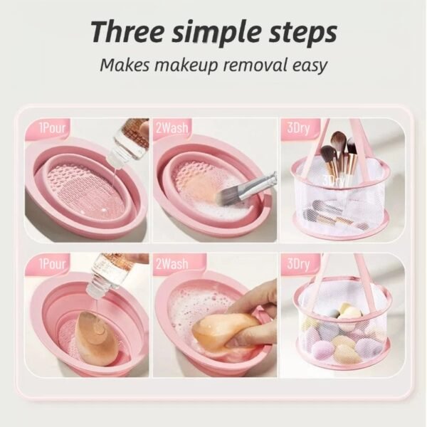 5 Makeup brush cleaner, beauty egg, powder puff, air cushion sponge, cleaning agent, cleaning artifact, dishwashing tool