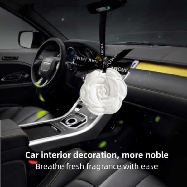 Camellia wardrobe pendant car diffuser aromatherapy home indoor long-lasting fragrance pendant