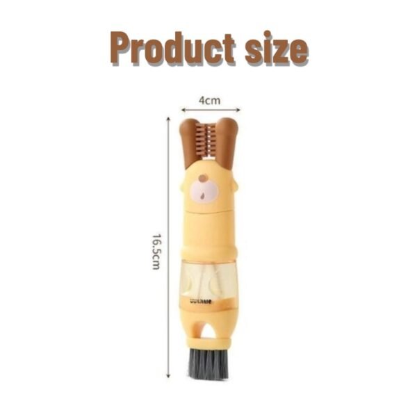 5 Five-in-one cup lid brush water cup brush multi-function gap cleaning special cup brush cleaning bottle artifact